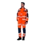 VWT178 Flex HiVis Pantalon de Travail à Haute Visibilité Orange Taille 40