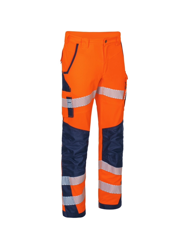 VWT178 Flex HiVis Pantalon de Travail à Haute Visibilité Orange Taille 44