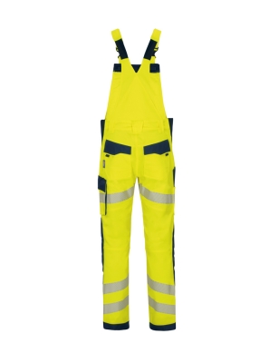 VWT191 Flex HiVis Salopette de Travail à Haute Visibilité Jaune Taille 42