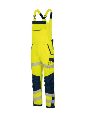 VWT191 Flex HiVis Salopette de Travail à Haute Visibilité Jaune Taille 46