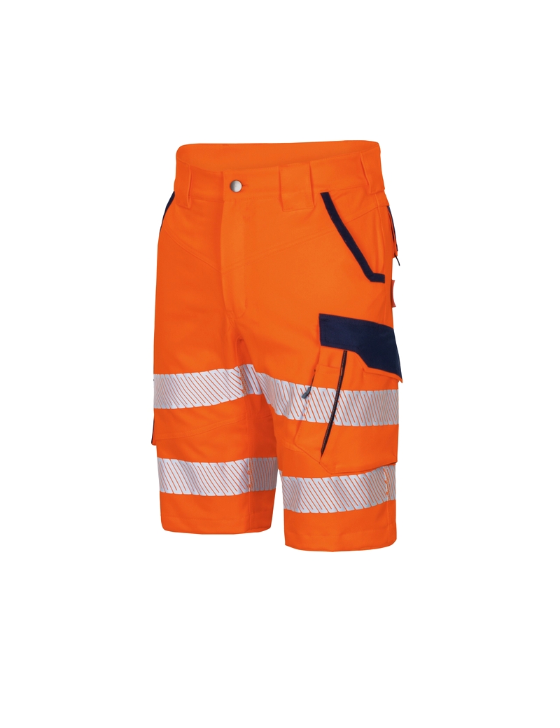 VWT192 Flex HiVis Short de Travail à Haute Visibilité Orange Taille 46