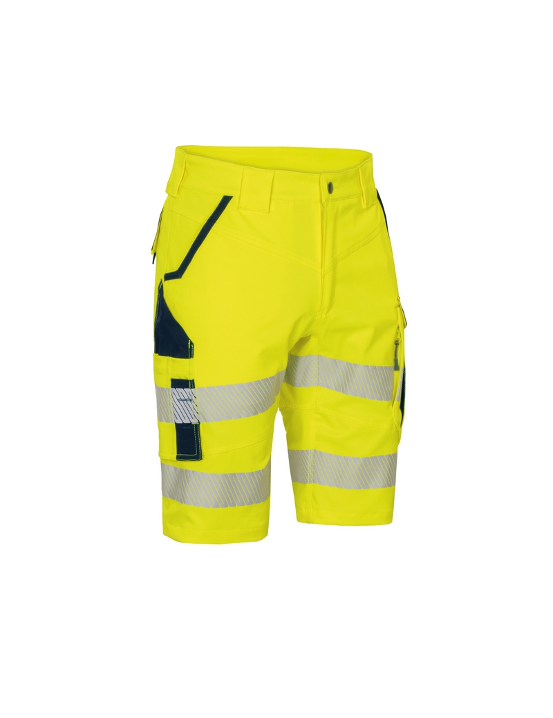 VWT192 Flex HiVis Short de Travail à Haute Visibilité Jaune Taille 46