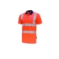 VWP311 Polo Chemise de Travail à Haute Visibilité Manche Courte Orange S