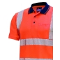 VWP311 Polo Chemise de Travail à Haute Visibilité Manche Courte Orange S