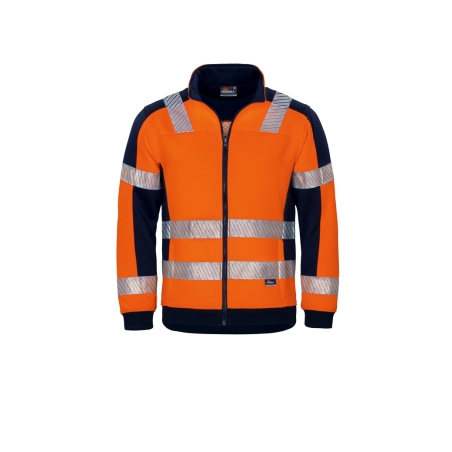 VWFC62 Veste de Travail à Intérieure Matelassée Haute Visibilité Orange S