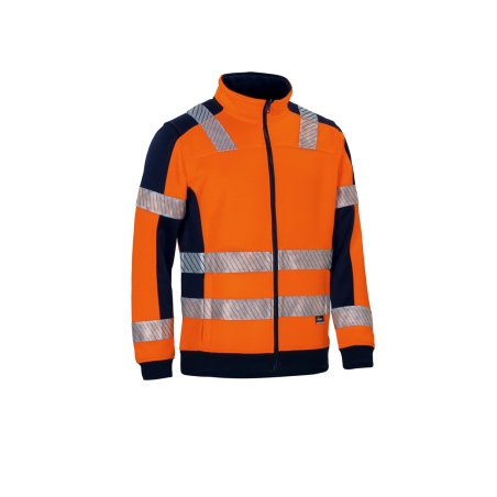 VWFC62 Veste de Travail à Intérieure Matelassée Haute Visibilité Orange XXL