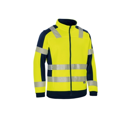 VWFC62 Veste de Travail à Intérieure Matelassée Haute Visibilité Jaune S