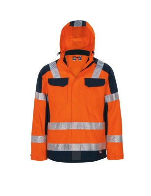 VW433 Veste de Travail à Capuche Haute Visibilité Orange M