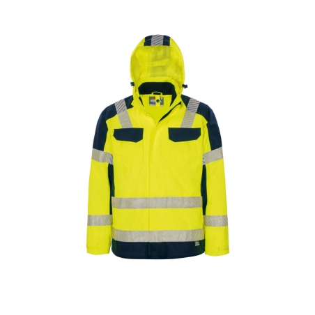 VW433 Veste de Travail à Capuche Haute Visibilité Jaune XL