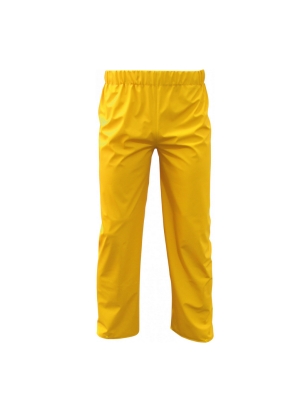 PUBHG Pantalon de Travail Extensible en PU Imperméable Jaune M