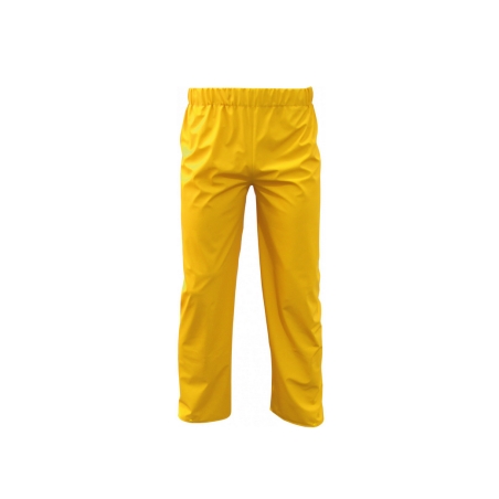 PUBHG Pantalon de Travail Extensible en PU Imperméable Jaune M