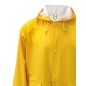 PUJG Veste de Travail à Capuche en PU Imperméable Jaune L