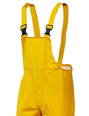 PULHG Salopette de Travail Extensible en PU Imperméable Jaune M