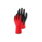 TR540 Précision Gant en Nylon avec Revêtement Nitrile Rouge & Noir