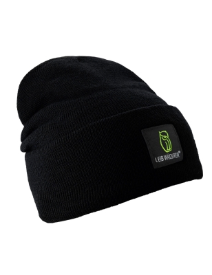 Chapeau Lwmz Beanie Noir Accessoire et Protégeant Gardes du Corps