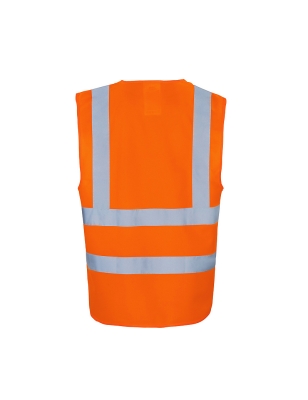 Gilet de Visibilité VWE03 Vizwell Orange Lumineux Taille M