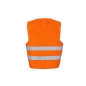 Gilet de Visibilité VWE01 Ouest Vizwell Orange Lumineux Taille Universel