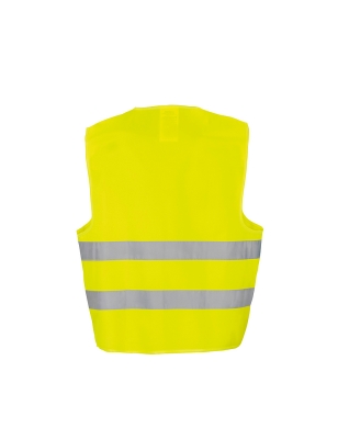 Gilet de Visibilité VWE01 Vizwell Jaune Lumineux Taille Universel