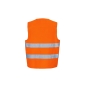 Gilet de Visibilité VWE01S Multifonction Vizwell Orange Lumineux Taille L