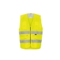 Gilet de Visibilité VWE01S Multifonction Vizwell Jaune Lumineux Taille S