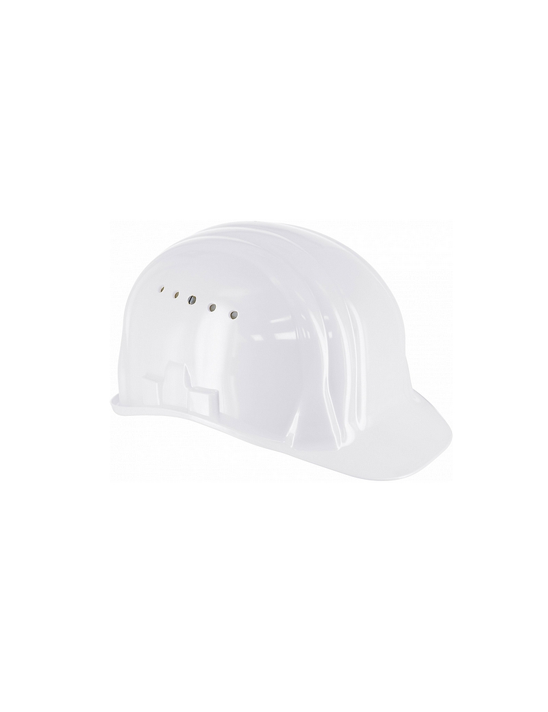 Casque de Chantier Blanc Asn2 Baumeister 80 Ergonomique et Réglable