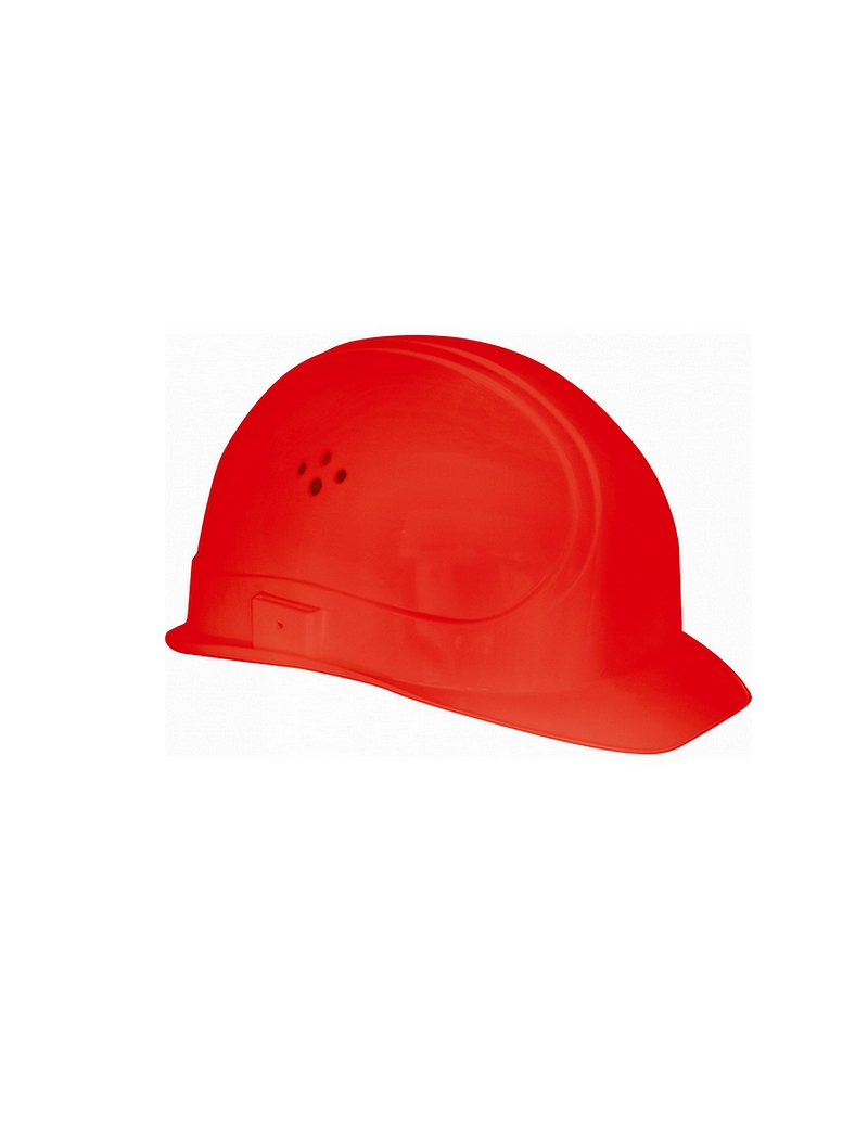 Casque de Chantier Rouge Asn3 Master Inap Ergonomique et Réglable