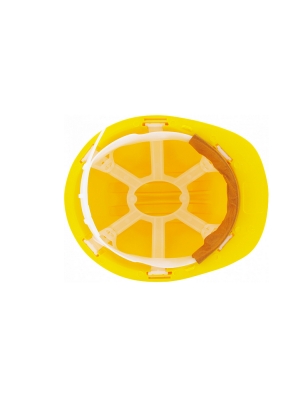 Casque de Chantier Jaune As1 Ergonomique et Réglable