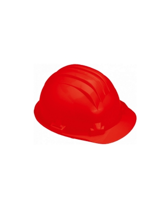 Casque de Chantier Rouge As4 Ergonomique et Réglable