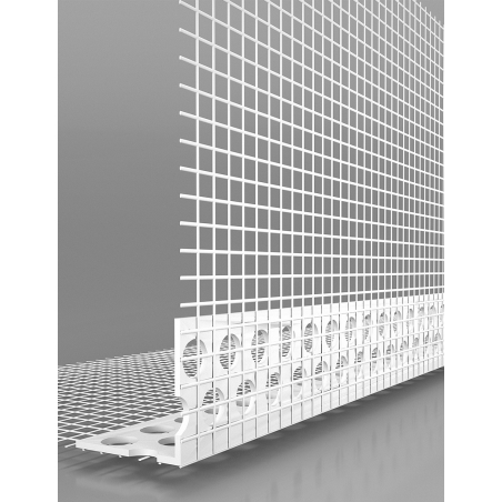 LK PVC Premium Cornières d'angle Entoilée Haut. 300MM Larg. 100MM Long. 2500MM