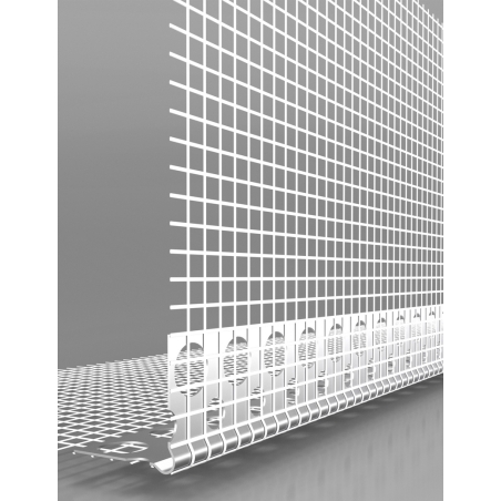 LK ALU Premium Cornières d'angle Entoilée Haut. 230MM Larg. 100MM Long. 2500MM