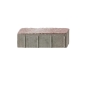 Kibo® Rouge Nuancé Pavé Béton Nuancé Format 25/6,25CM Ep. 8CM  Lot de 0,75m²