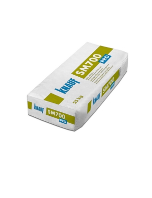 Knauf SM700 Pro Mortier de Collage Marouflage Fibré Blanc 25Kg