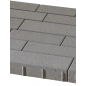 Adina® Pavé Béton Multi-formats Gris Grenaillée Ep. 8CM  0,96m²