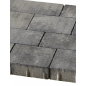 Via Leano® Linéaire Nero Bianco Nuancé Pavé Béton Multi-formats Ep. 8CM 0,96m²