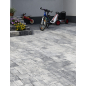 Via Leano® Sauvage Nero Bianco Nuancé Pavé Béton Multi-formats Ep. 8CM  0,96m²