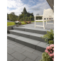 Vios® Pavé Béton Grenaillé Anthracite Ep. 8CM Format 20/40CM Lot de 0,96m²