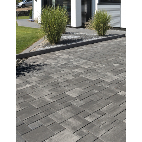 La Tierra® Sauvage Gris Anthracite Nuancé Pavé Béton Multi-formats Ep. 6CM  0,81m²