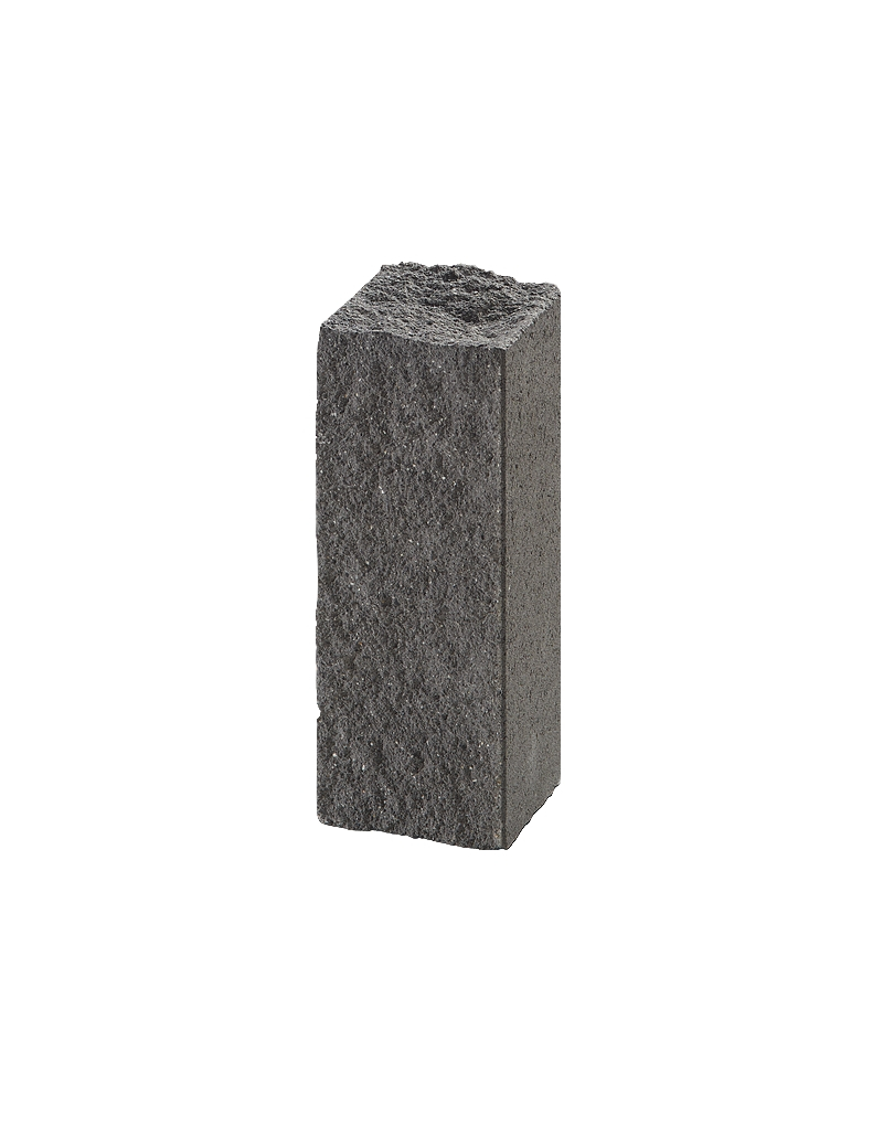 Via Leano® Anthracite Palissade Béton Finition Clivé 15/14/40CM