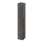 Via Leano® Anthracite Palissade Béton Finition Clivé 15/14/90CM