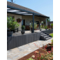 La Tierra® Palissade Béton Anthracite Format 12/18,75/120CM