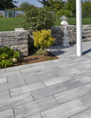 Stratos® Dalle de Terrasse Béton Gris Titane Nuancé Format 30/60CM EP. 8CM  0,72m²