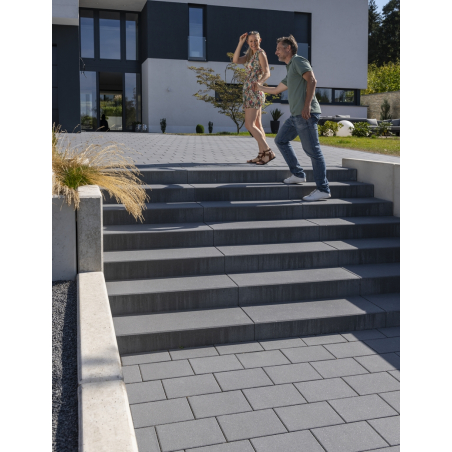 Vanity® Pavé Béton Anthracite Format 20/30CM Ep. 8CM  0,72m²