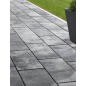 Via Leano® Dalle Béton Nero Bianco Pose Linéaire Ep. 5cm  0,95m²