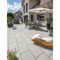 Madison® Silver White Dalle Béton Format 40/60CM Ep. 3,6CM