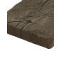 LogSleeper Brun Antique Dalle Béton Effet Bois Format 25/25CM Ep. 4CM