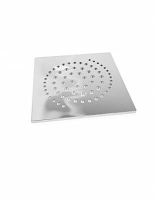 Grille "Stella" Acier Inoxydable Brossée 120/120MM pour Siphon d'Ecoulement