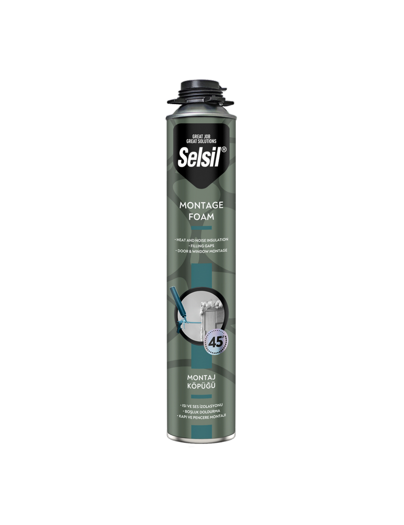 Selsil® Mousse Expansive de Remplissage à Pistolet 750ML