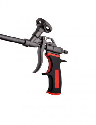 FG-PRO8 Pistolet à Mousse Polyuréthane Teflon Noir & Rouge