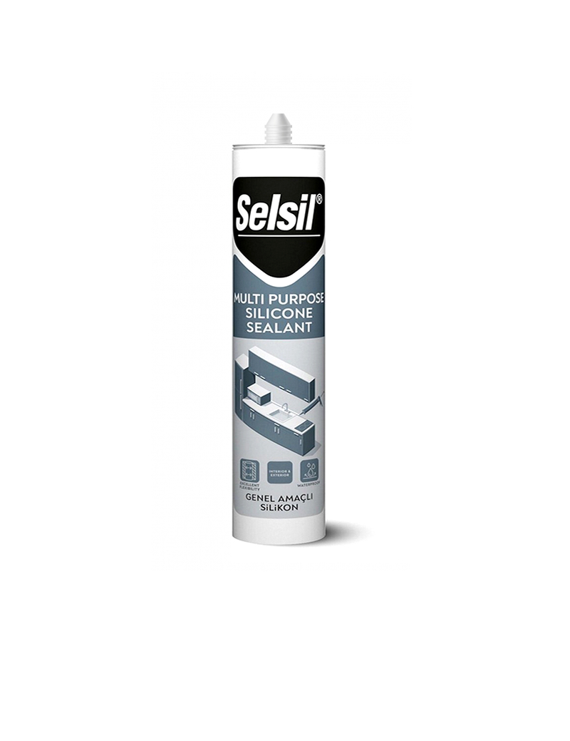 Selsil® Mastic Silicone Multi-Usages Anthracite RAL 7016 310ML