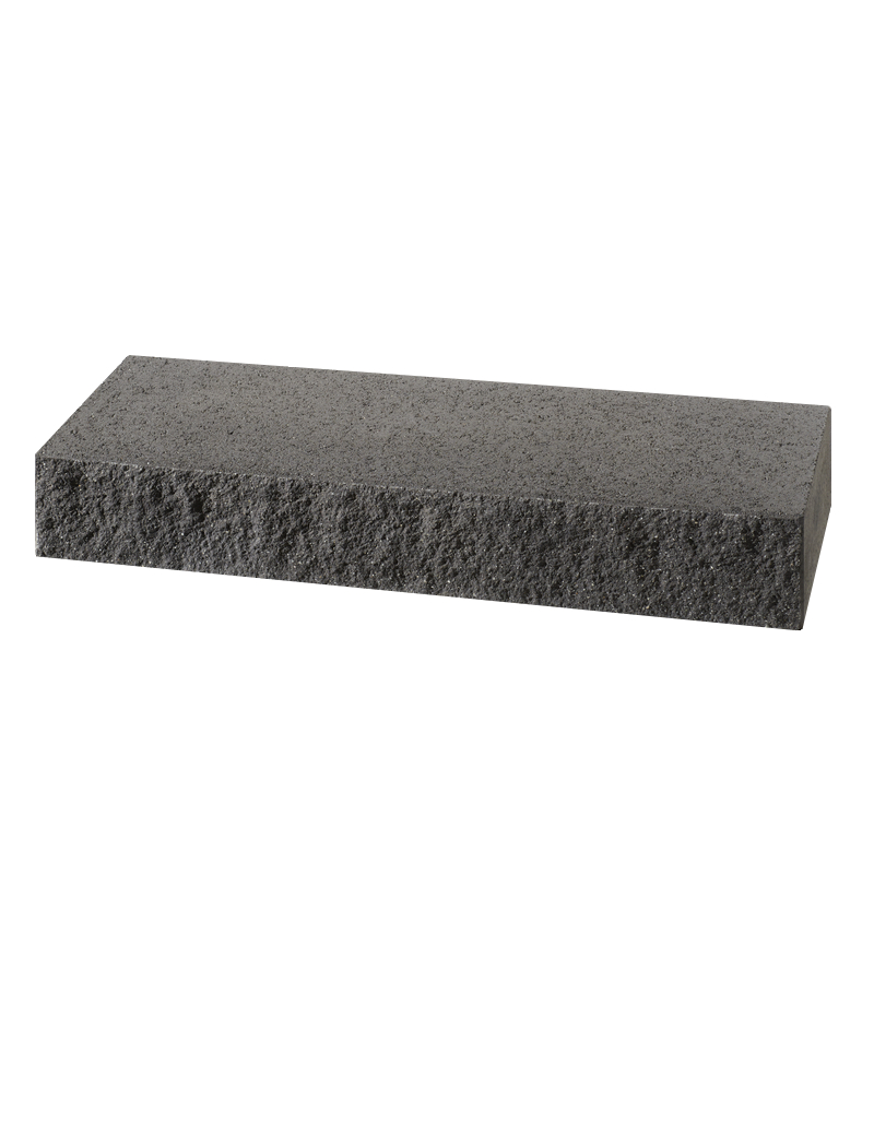 Via Leano® Marche Bloc Béton Finition Eclaté Anthracite Ep. 15CM Prof. 35CM Long. 100CM